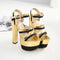 Golden Stage High Heels Super High Heels