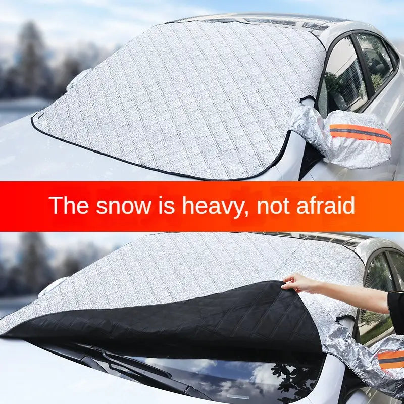 Winter Car Windshield Snow Cover Winter Snow Outdoor Car Cover Summer Sunshade Installation Is Convenient