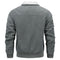 Winter Lapel Fleece Jacket With Pockets Warm Thicken Cotton Coat Men's Clothing