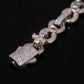 12mm Baguette Cut Cross Bracelet