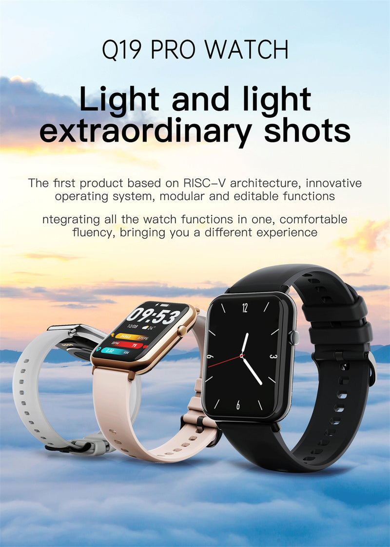 Q19 Pro Smart Watch with 25 different features .  waterproof watch