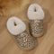 Women'S Preppy Solid Color Slip on Furry Slippers, Soft Warm Plus Fleece House Shoes