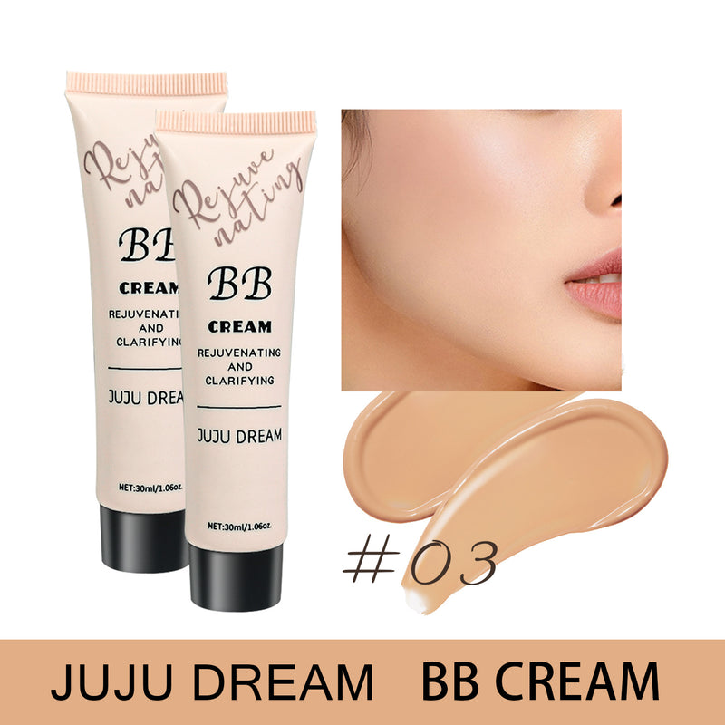 BB cream long-lasting makeup, milk, dry skin, and no powder