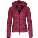 Jackets for Women Winter Red Coat Motorcycle