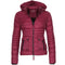 Jackets for Women Winter Red Coat Motorcycle