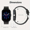 The New 1.85-inch Full-touch HD Fashion Smart Watch Has (dialing, Answering) Wireless Call Function, Massive Watch Face, Sports Monitoring, Sleep Monitoring, Suitable For Android And Apple Mobile Phones, The Perfect Gift For Men And Women