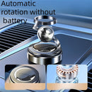 Solar-Powered Car Air Freshener - Rotating Dashboard Perfume Diffuser with Aromatherapy Flakes, High-Quality & Safe for All, Fit