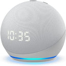 "Echo Dot (4th Gen) - Smart Speaker with Clock and Alexa in Glacier White"