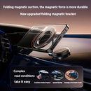 1pc 360° Rotatable Magnetic Car Phone Holder - High Strength Zinc Alloy, Foldable Dashboard Mount, Hands-Free Navigation, Ideal Birthday Gift, No Power Needed