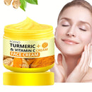 50g Turmeric + Vitamin C Face Cream, Radiance Lazy Cream, Facial Concealer, Invisible Pore, Naked Makeup Cream, Moisturize And Rejuvenate Skin