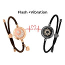 TOTWOO Long Distance Touch Bracelets for Couples, Vibration & Light up for Love Couples Bracelets | Long Distance Relationship