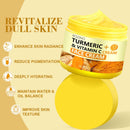 50g Turmeric + Vitamin C Face Cream, Radiance Lazy Cream, Facial Concealer, Invisible Pore, Naked Makeup Cream, Moisturize And Rejuvenate Skin