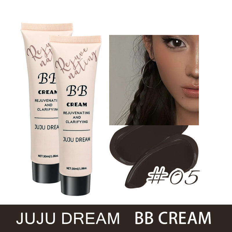 BB cream long-lasting makeup, milk, dry skin, and no powder