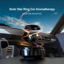 Solar-Powered Car Air Freshener - Rotating Dashboard Perfume Diffuser with Aromatherapy Flakes, High-Quality & Safe for All, Fit