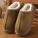 Women's Cozy Fleece Lined Slippers, Soft Sole Winter Warm Indoor/Outdoor Shoes with Non-Slip