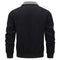 Winter Lapel Fleece Jacket With Pockets Warm Thicken Cotton Coat Men's Clothing