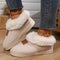 Women's Faux Fur Lined Slippers, Indoor Warm Plush House Shoes, Non-Slip Soft Sole Bedroom Footwear