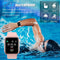 Smart Watch, Fitness Watch Activity Tracker with Blood Pressure Heart Rate Monitor IP67 Waterproof Bluetooth Smartwatch Touch Screen Sports Tracker Watch for Ios Phones Android Men Women Pink