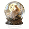 1pc Bohemian Acrylic Fairy Snow Globe - Charming 2D Tabletop Decor, Versatile for Various Room Types, No Power Needed, Ideal for Home Decor, Window Display, Parties, Christmas, Valentine'S Day Gift