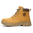 Fashion Winter Warm Men Work Safety Boots Waterproof Indestructible Steel Toe Cap Shoe