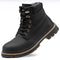 Latest Design Winter Plush Safety Boots Men Waterproof Steel Toe Indestructible Shoes