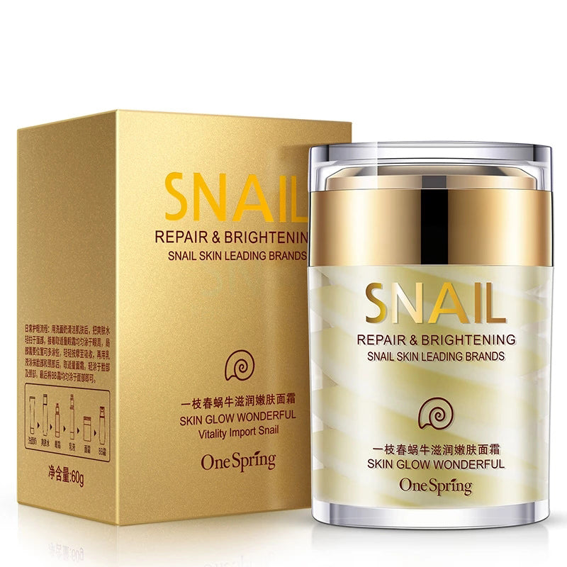 Skincare Set Snail Cream Collagen Cream Anti Aging Whiten Skin Face Cream Fade Dark Eye Circles Remove Eye Bags Eye Serum