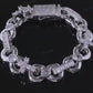 12mm Baguette Cut Cross Bracelet