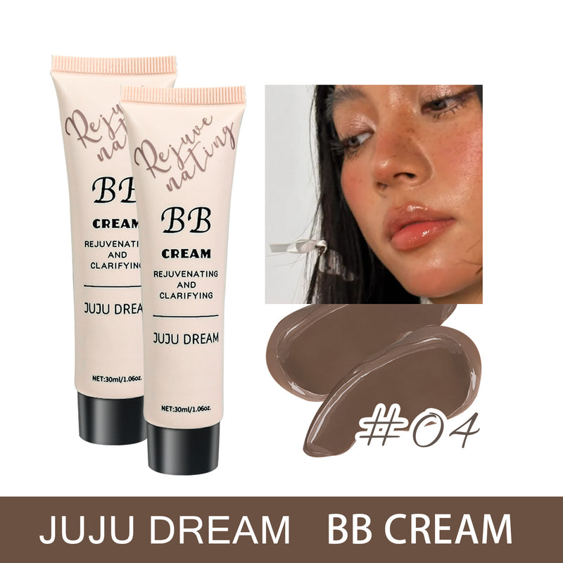 BB cream long-lasting makeup, milk, dry skin, and no powder